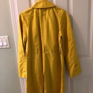Tory Burch yellow raincoat